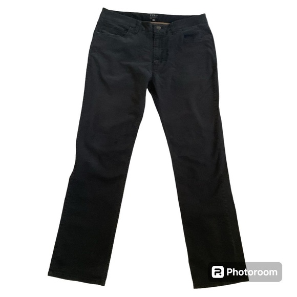 FOX MENS BLACK DENIM JEANS SIZE 34 - Picture 1 of 3